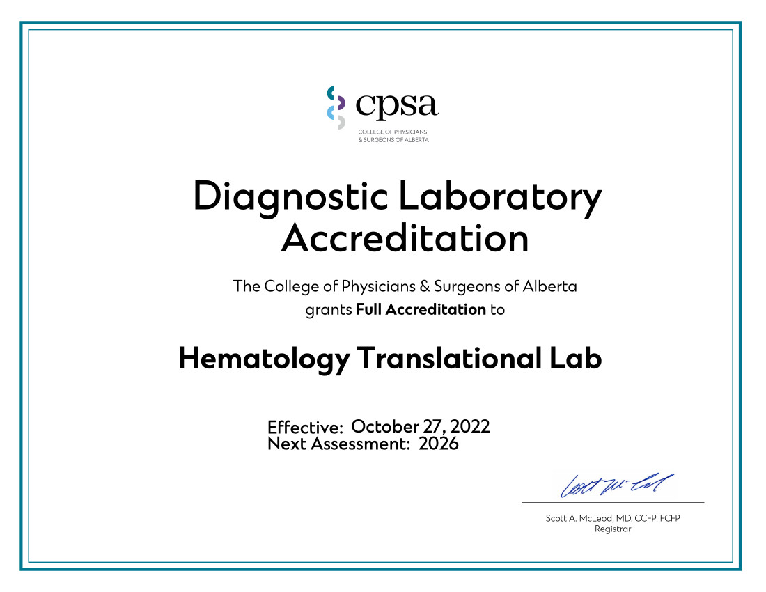 CPSA Accreditation — HTL